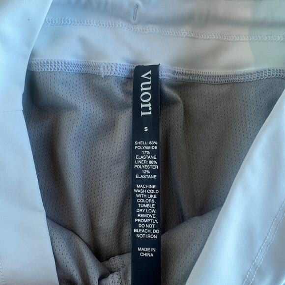 Vuori White Seabreeze Skirt Tennis Golf Athletic Mini Women's Size Small - Picture 3 of 5